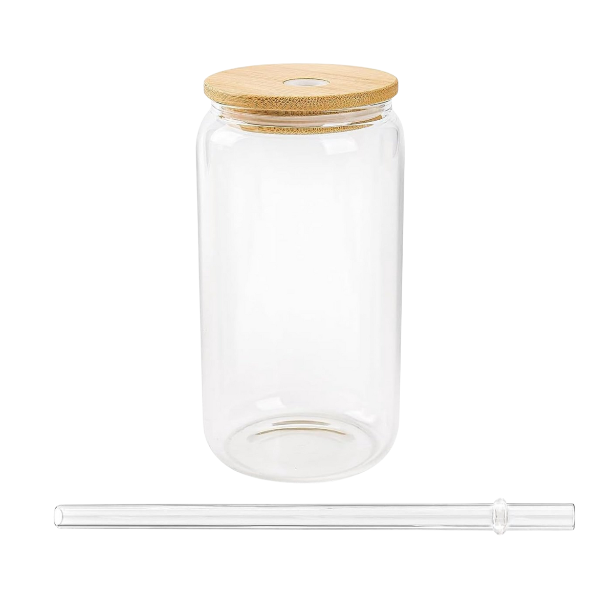 16oz Custom Clear Glass Cup (Non-Snow Globe)