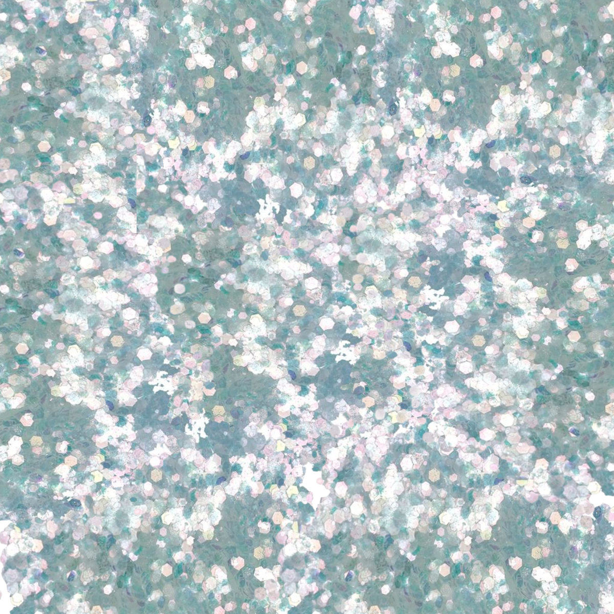 Opal White - Chunky Glitter