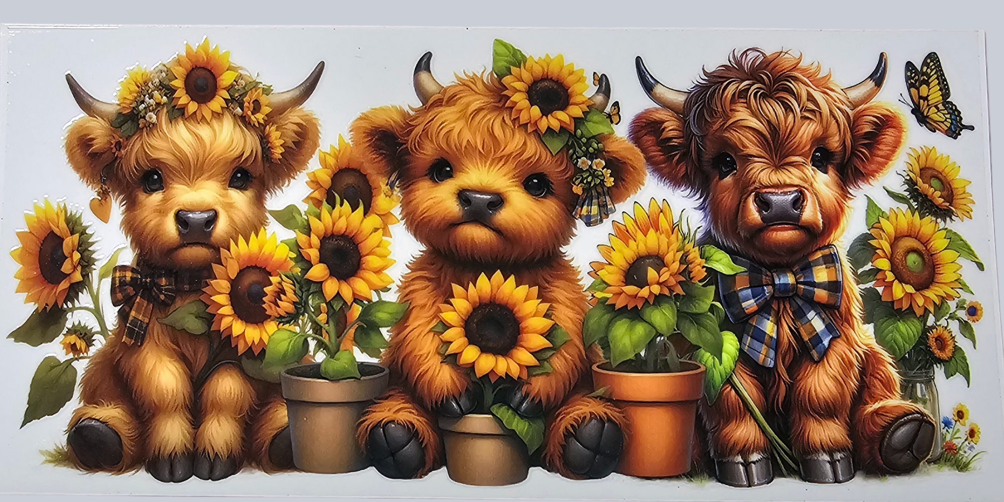 Sunflower Cow - Gardening