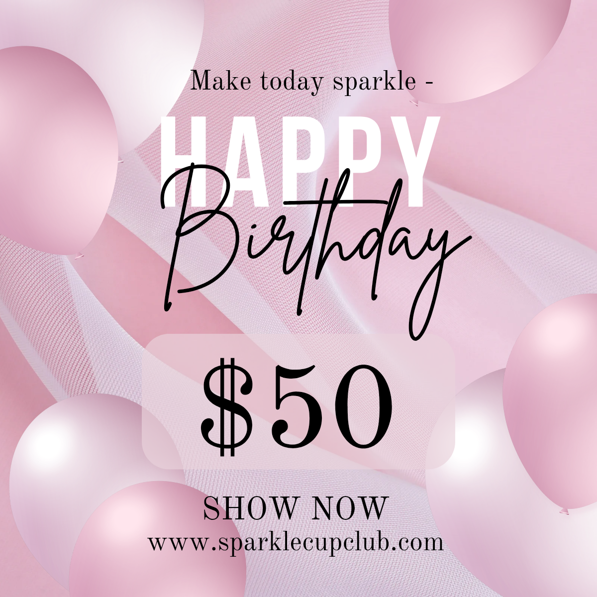 Happy Birtday Digital Gift Card