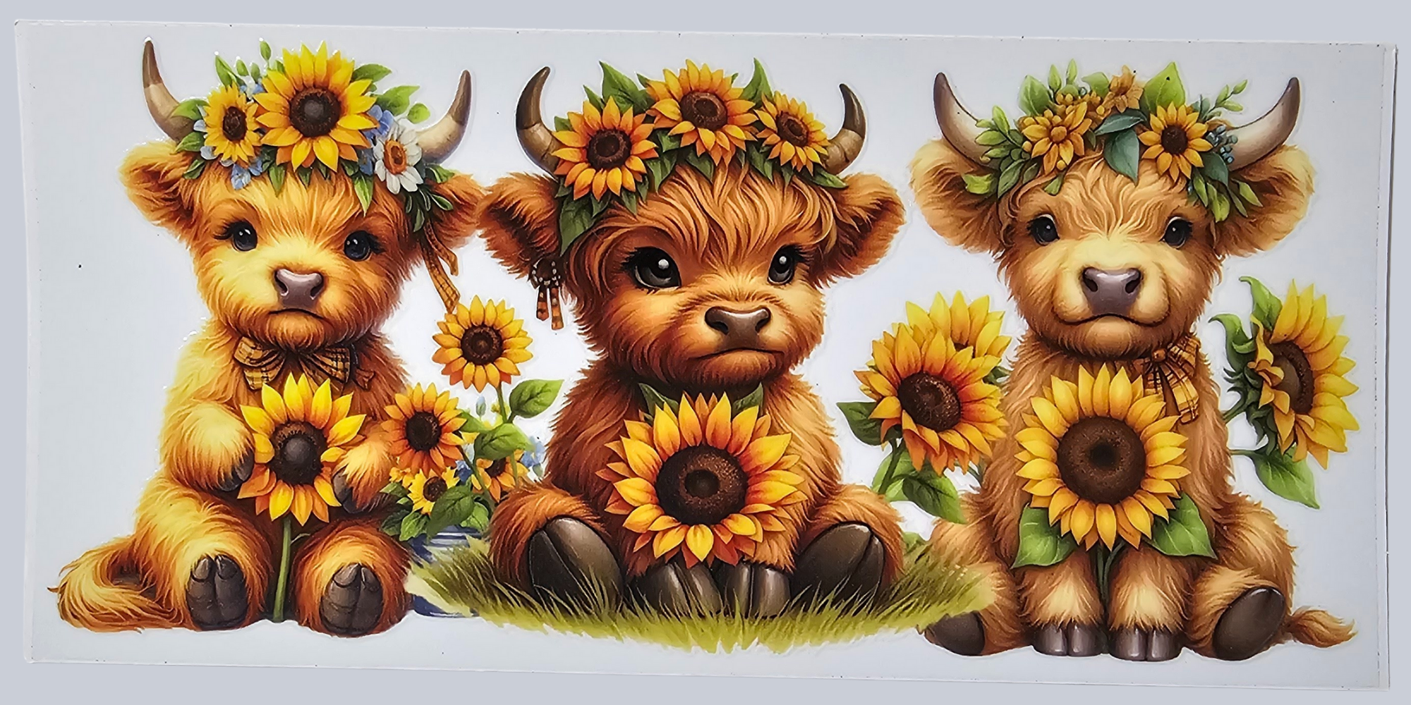 Sunflower Cow - Picking Flowers